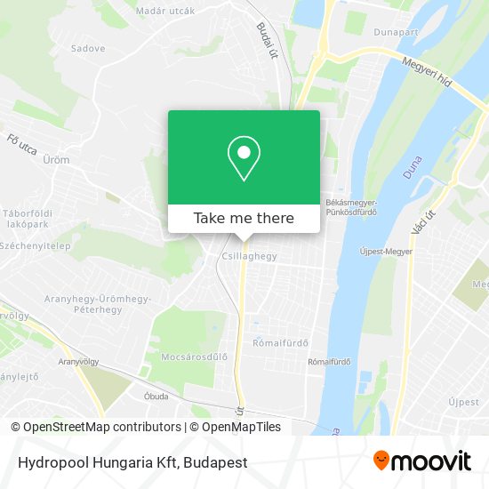 Hydropool Hungaria Kft map