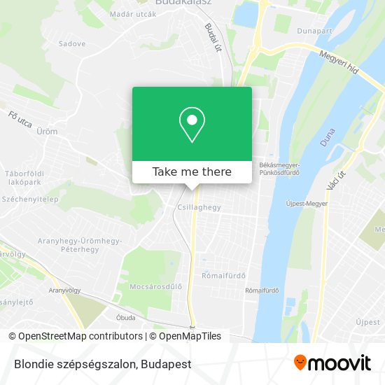 Blondie szépségszalon map