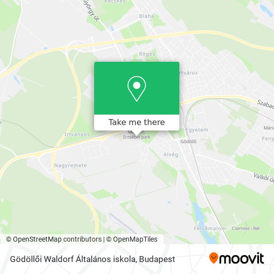 Gödöllői Waldorf Általános iskola map