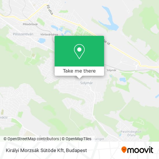 Királyi Morzsák Sütöde Kft map