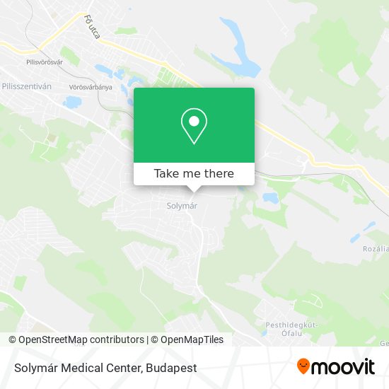 Solymár Medical Center map