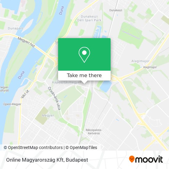 Online Magyarország Kft map