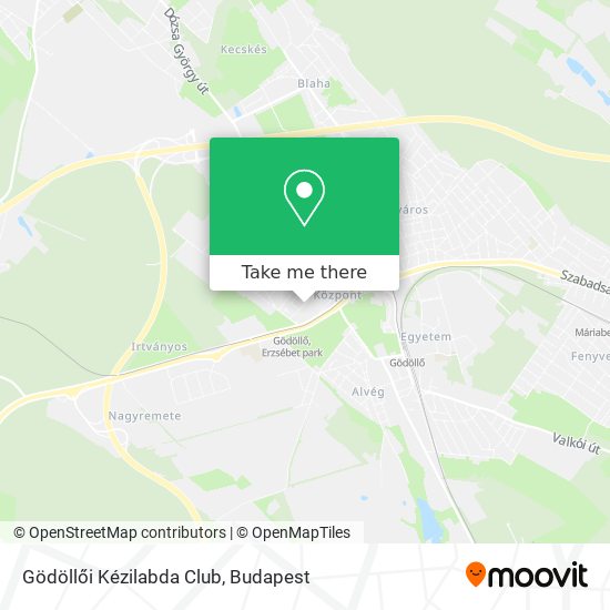 Gödöllői Kézilabda Club map