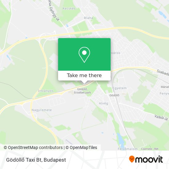 Gödöllő Taxi Bt map