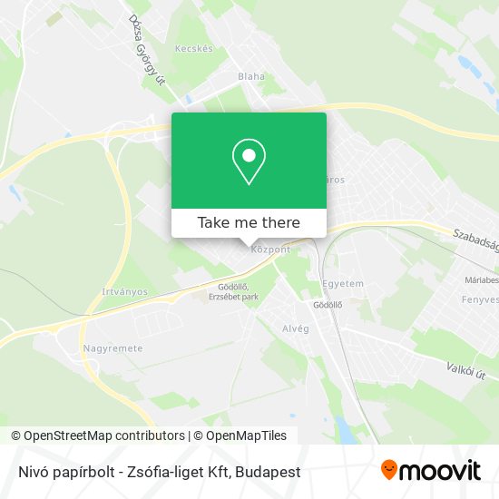 Nivó papírbolt - Zsófia-liget Kft map