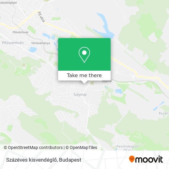 Százéves kisvendéglő map