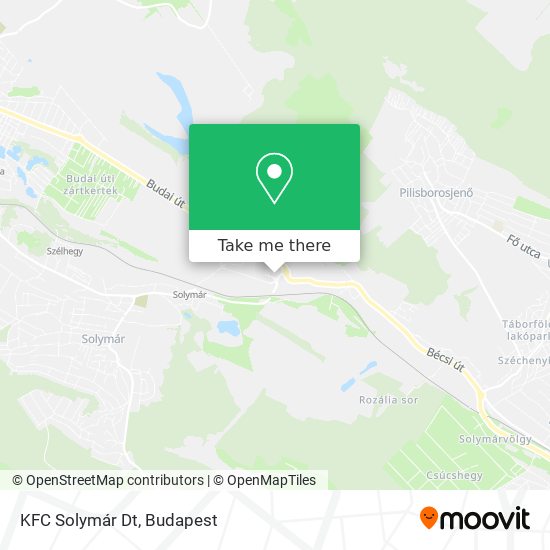 KFC Solymár Dt map