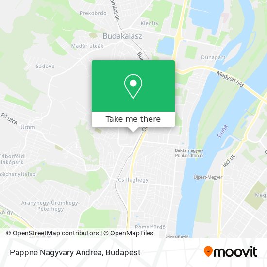 Pappne Nagyvary Andrea map