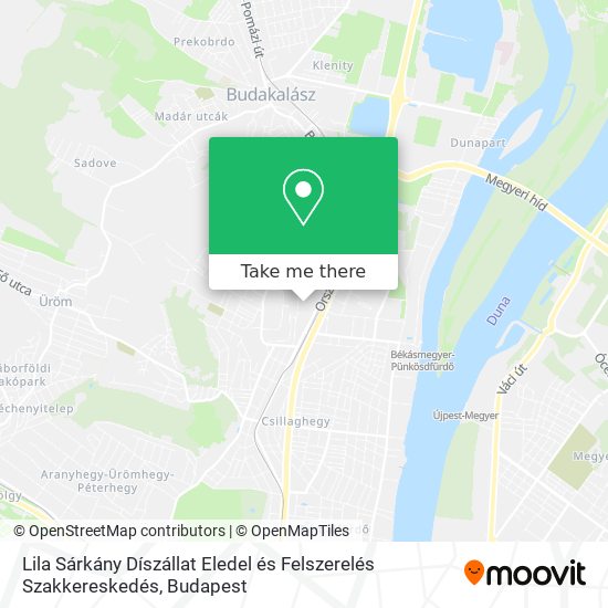 Lila Sárkány Díszállat Eledel és Felszerelés Szakkereskedés map