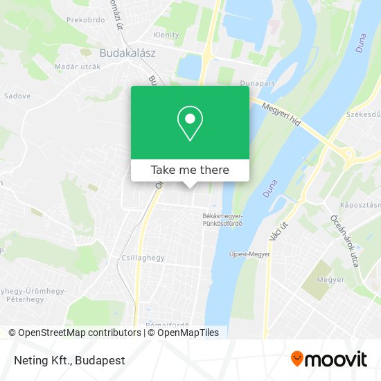 Neting Kft. map