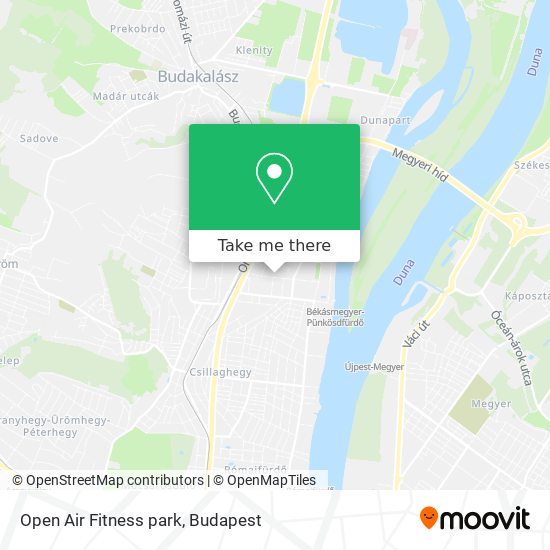 Open Air Fitness park map