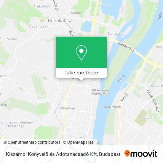 Kiszámol Könyvelő és Adótanácsadó Kft map