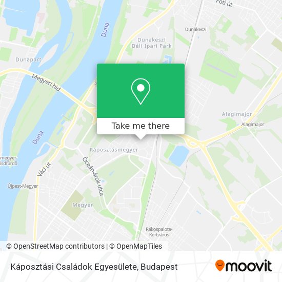 Káposztási Családok Egyesülete map