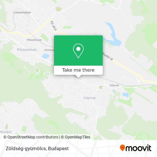 Zöldség-gyümölcs map