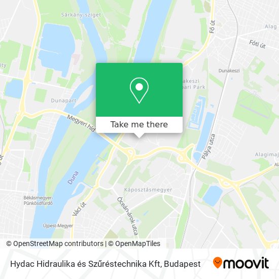 Hydac Hidraulika és Szűréstechnika Kft map