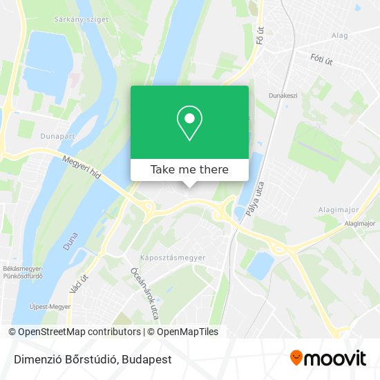 Dimenzió Bőrstúdió map