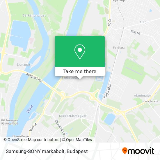Samsung-SONY márkabolt map
