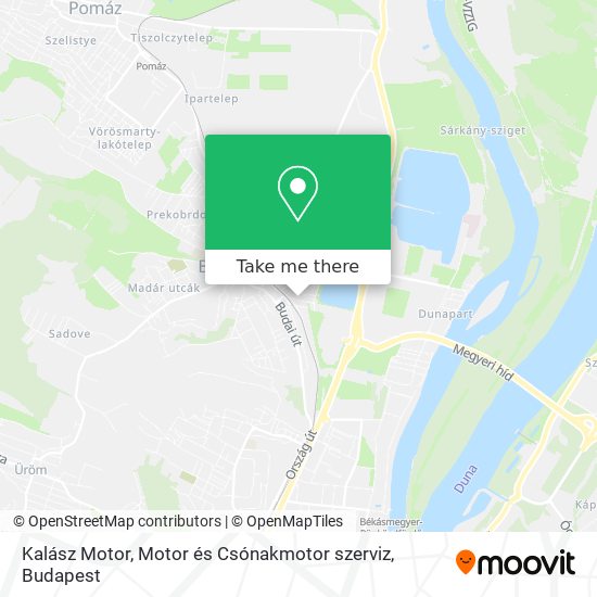 Kalász Motor, Motor és Csónakmotor szerviz map