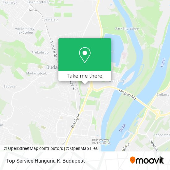 Top Service Hungaria K map