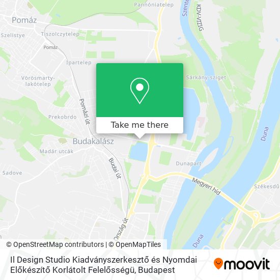 Il Design Studio Kiadványszerkesztő és Nyomdai Előkészítő Korlátolt Felelősségü map