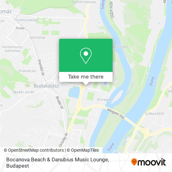 Bocanova Beach & Danubius Music Lounge map