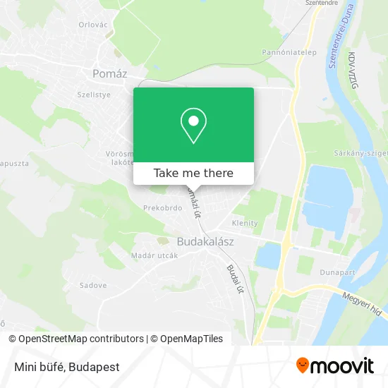 Mini büfé map