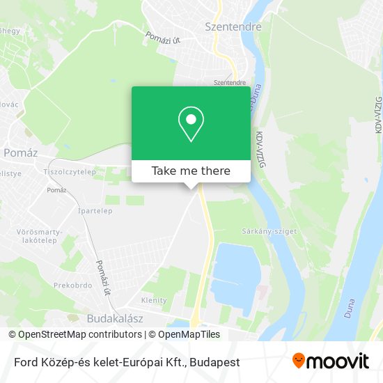 Ford Közép-és kelet-Európai Kft. map