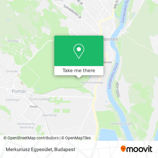 Merkuriusz Egyesület map