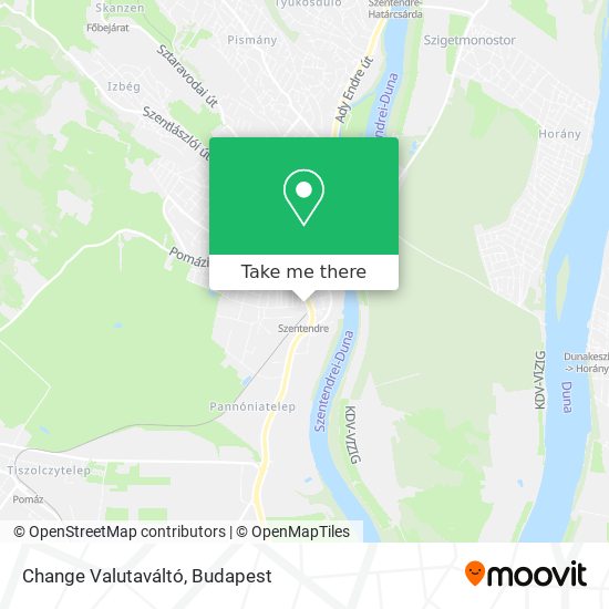 Change Valutaváltó map