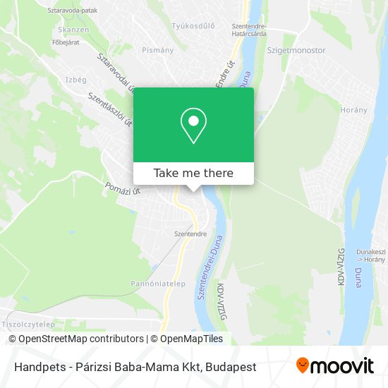 Handpets - Párizsi Baba-Mama Kkt map