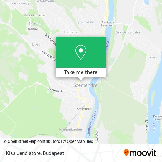 Kiss Jenő store map