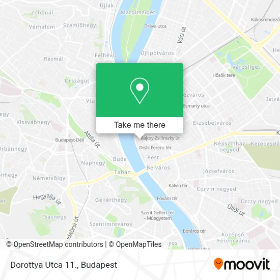 Dorottya Utca 11. map