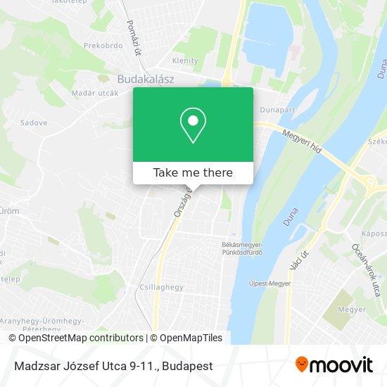 Madzsar József Utca 9-11. map