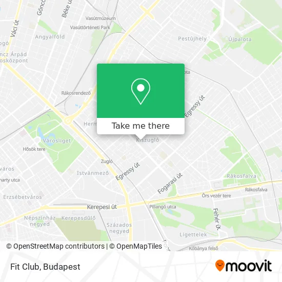Fit Club map