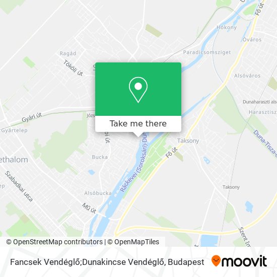 Fancsek Vendéglő;Dunakincse Vendéglő map