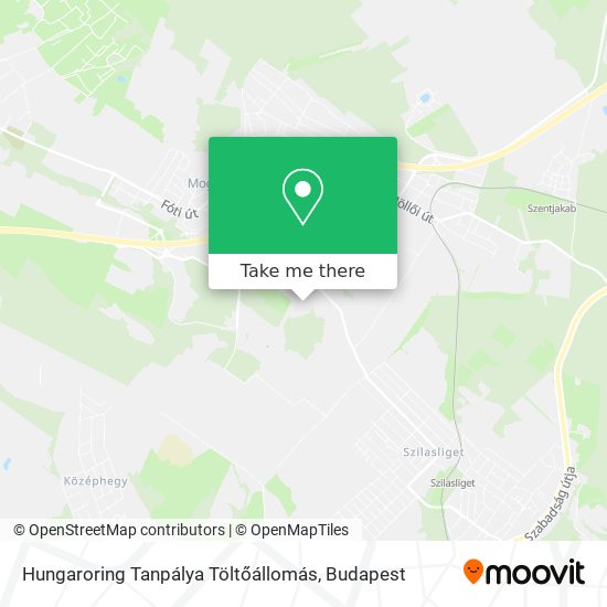 Hungaroring Tanpálya Töltőállomás map