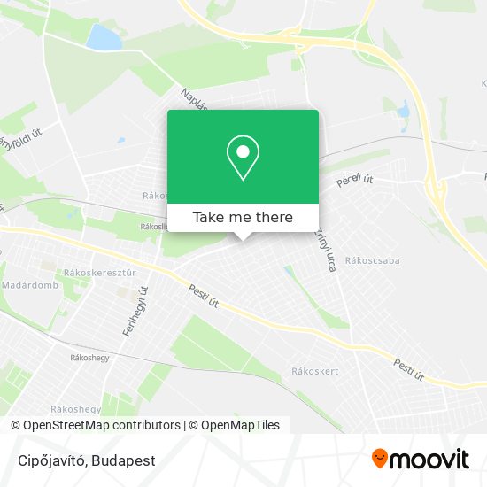 Cipőjavító map