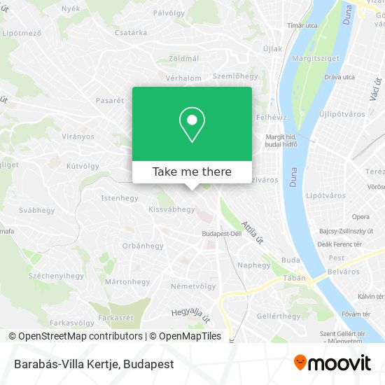 Barabás-Villa Kertje map