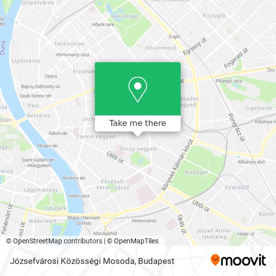 Józsefvárosi Közösségi Mosoda map