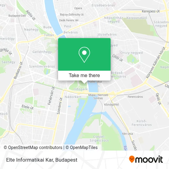 Elte Informatikai Kar map