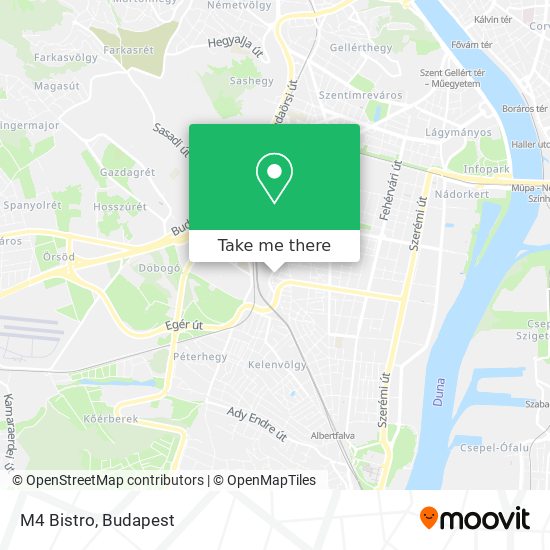 M4 Bistro map