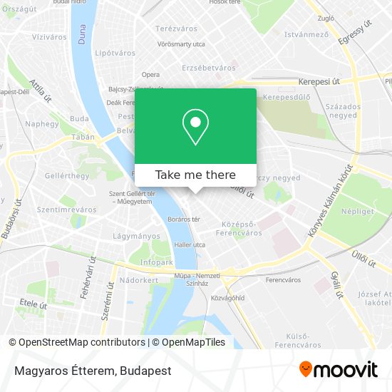Magyaros Étterem map
