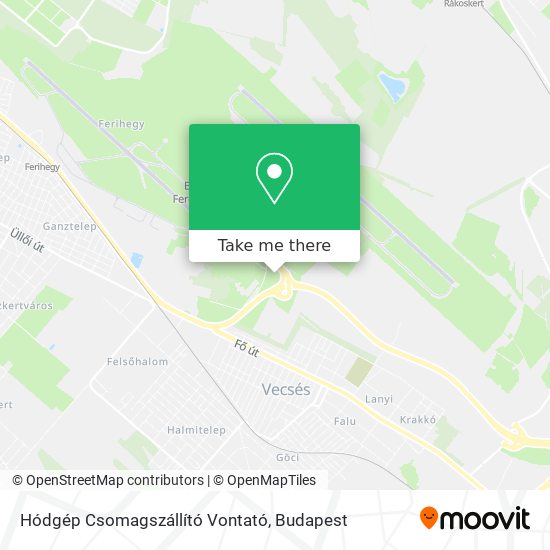 Hódgép Csomagszállító Vontató map