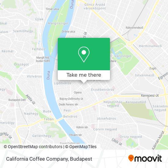 California Coffee Company map