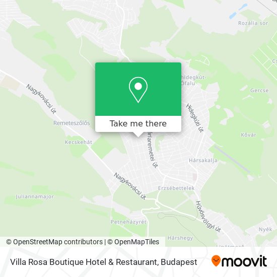 Villa Rosa Boutique Hotel & Restaurant map