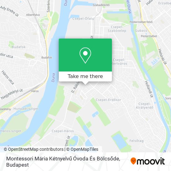 Montessori Mária Kétnyelvű Óvoda És Bölcsőde map