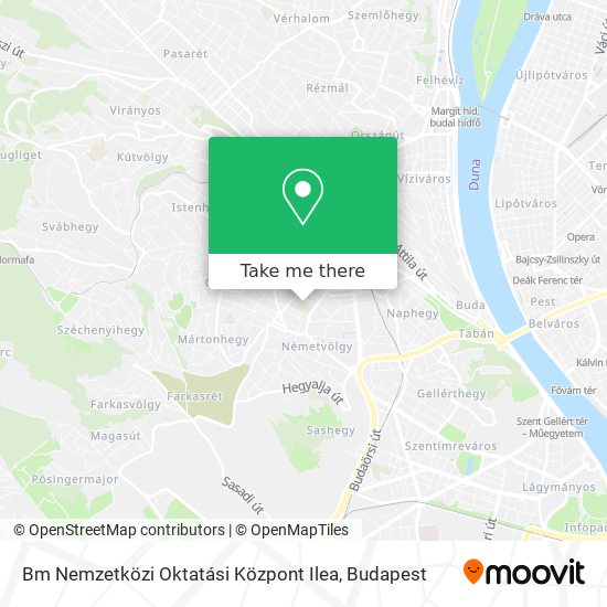 Bm Nemzetközi Oktatási Központ Ilea map