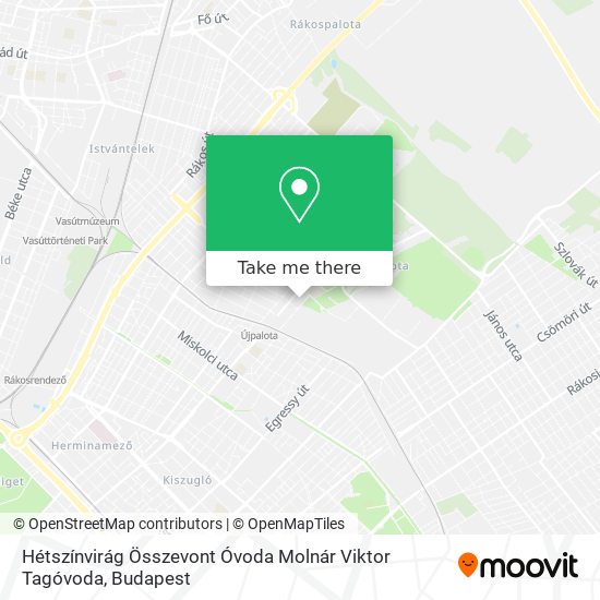 Hétszínvirág Összevont Óvoda Molnár Viktor Tagóvoda map