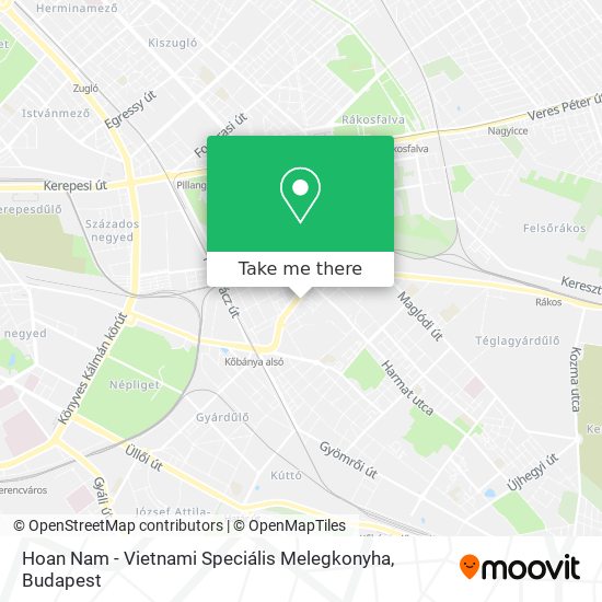 Hoan Nam - Vietnami Speciális Melegkonyha map