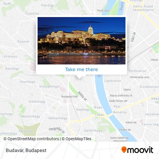 Budavár map